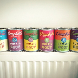 Campbells soup tin can labels set of 7 replica digital prints soup tin tomato soups instant download pdf kitchen decor prints campbell soup