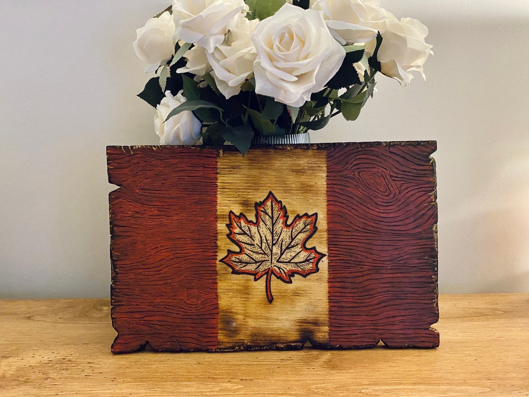 Canada Wooden Home Decor Canadian Maple Leaf Bespoke Wooden Art House