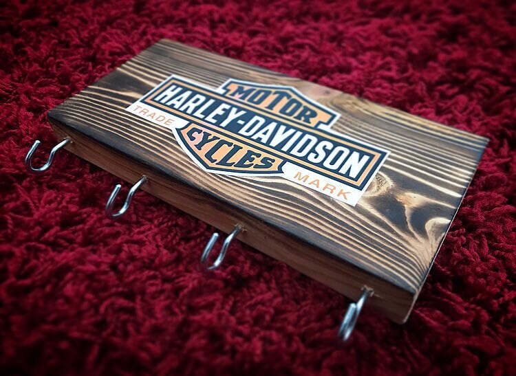 Harley Davidson key hanger / Rack Etsy