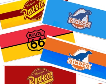 Rusteze Cars racing labels motor oil tin can party themed prints set of 5 printable digital label instant download jpeg Rust-eze bottle