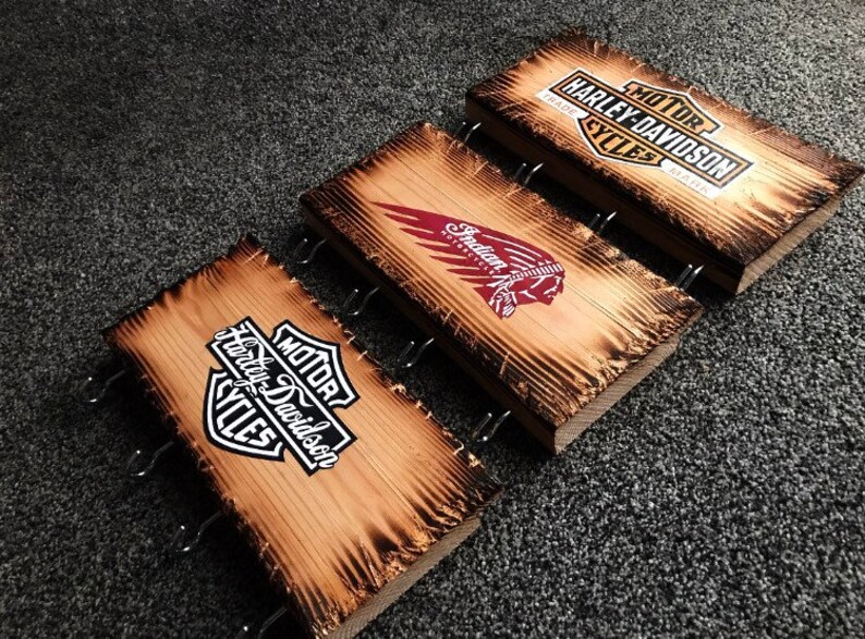 Harley Davidson key hanger / Rack Etsy