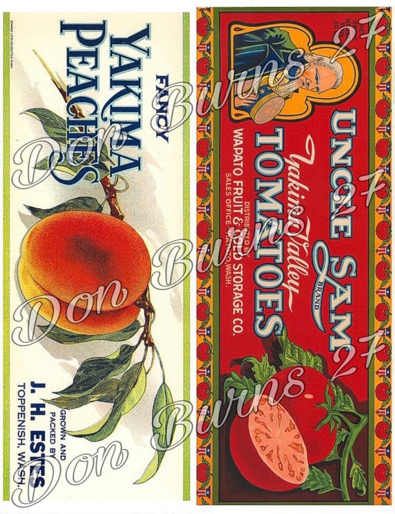 printable vintage food labels