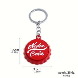 Nuka Cola flesopener sleutelhanger Fallout game cadeau fallout sleutelhanger bierflesopener Fallout 4 cadeau fallout sleutelhanger fallout tv-serie