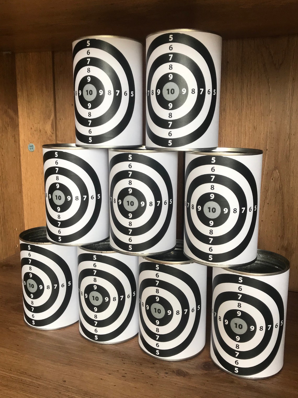 Shooting Target Labels for Tin Cans Nerf Gun Archery Shoot Em - Etsy