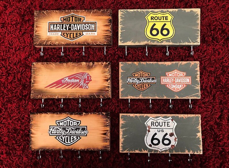 Harley Davidson key hanger / Rack Etsy