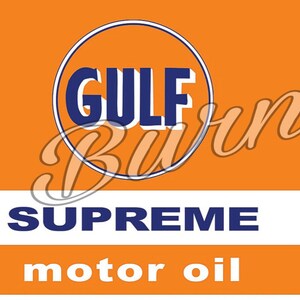 Motor Oil Labels Printable Instant Download Tin Can Label Prints for Garage Man Cave Decor Oil ...
