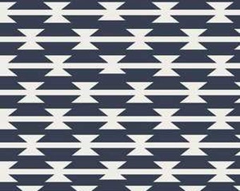 KNIT Art Gallery Arizona Tomahawk Stripe Navy Knit (Half metre)