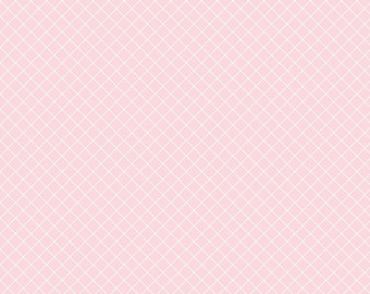 Riley Blake by Simple Simon and Company - Shine Bright Cross My Heart Pink (Half metre)