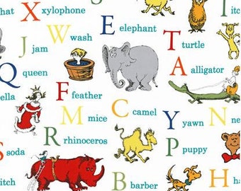 Robert Kaufman Dr Suess ABC Adventure Alphabet (Half metre)