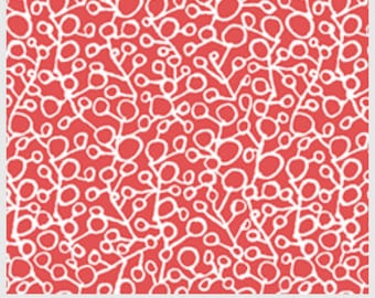 P&B Urban Scandinavian Vines Red and White (Half metre)