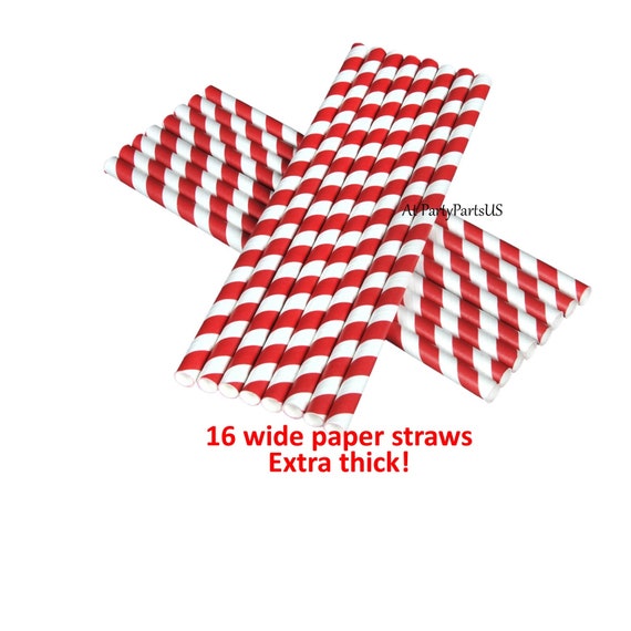 Red And White Straws Nursing School Graduation Party Decorations