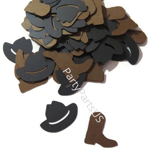 Cowboy Confetti Cowboy Hats Cowboy 