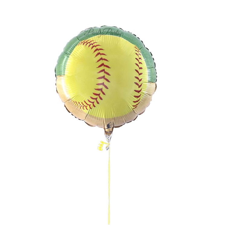 Softball Balloon Fastpitch Party Decorations 1ct 18 In Etsy