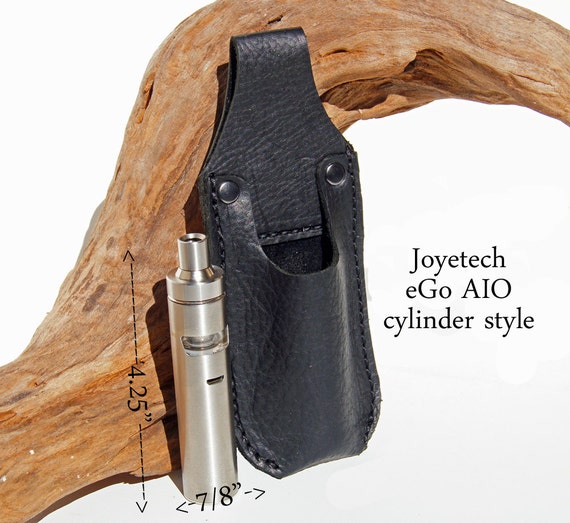 Leather Vape Case – Cylinder Style E-cig Holster, Belt Pouch, Handmade