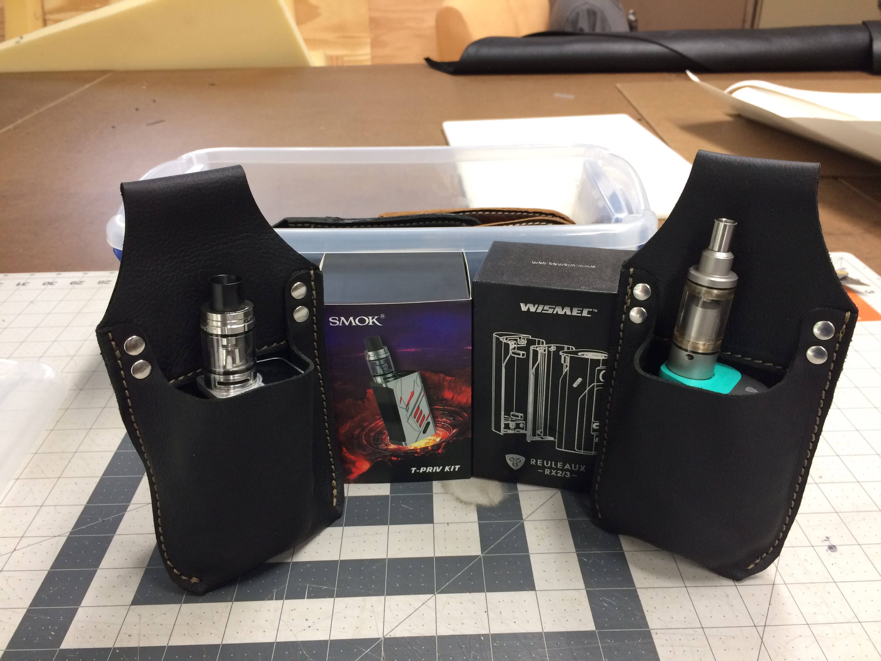 Large Vape Cases Leather Vape Case Ecig Vape Mod Box Etsy Australia