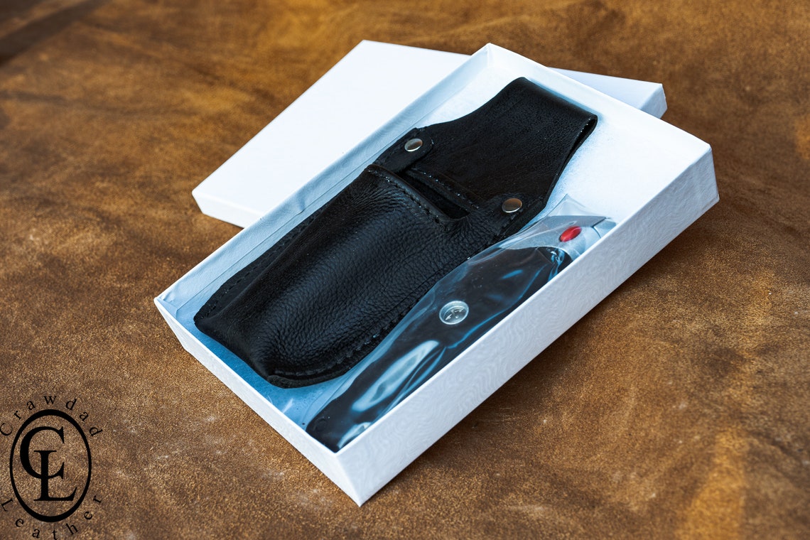 Box Cutter Holster Genuine Leather Box Cutter Included Gift Etsy