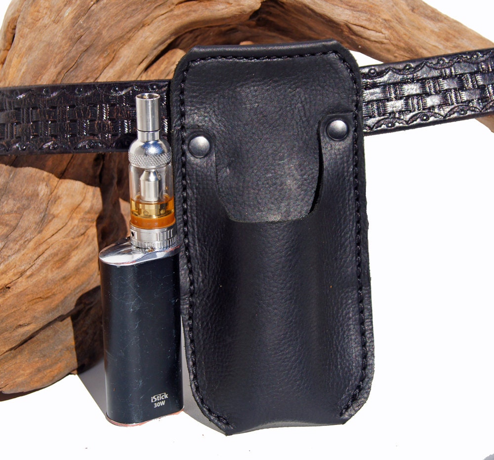 Medium Leather Vape Holster With Belt Clip Rugged E-cig Mod Case - Etsy Norway Medium Leather Vape Holster With Belt Clip Rugged E-cig Mod Case - Etsy Norway