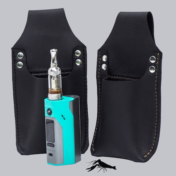 Large Leather Vape Holster  Rugged Belt Carry E-cig Mod Case - Etsy