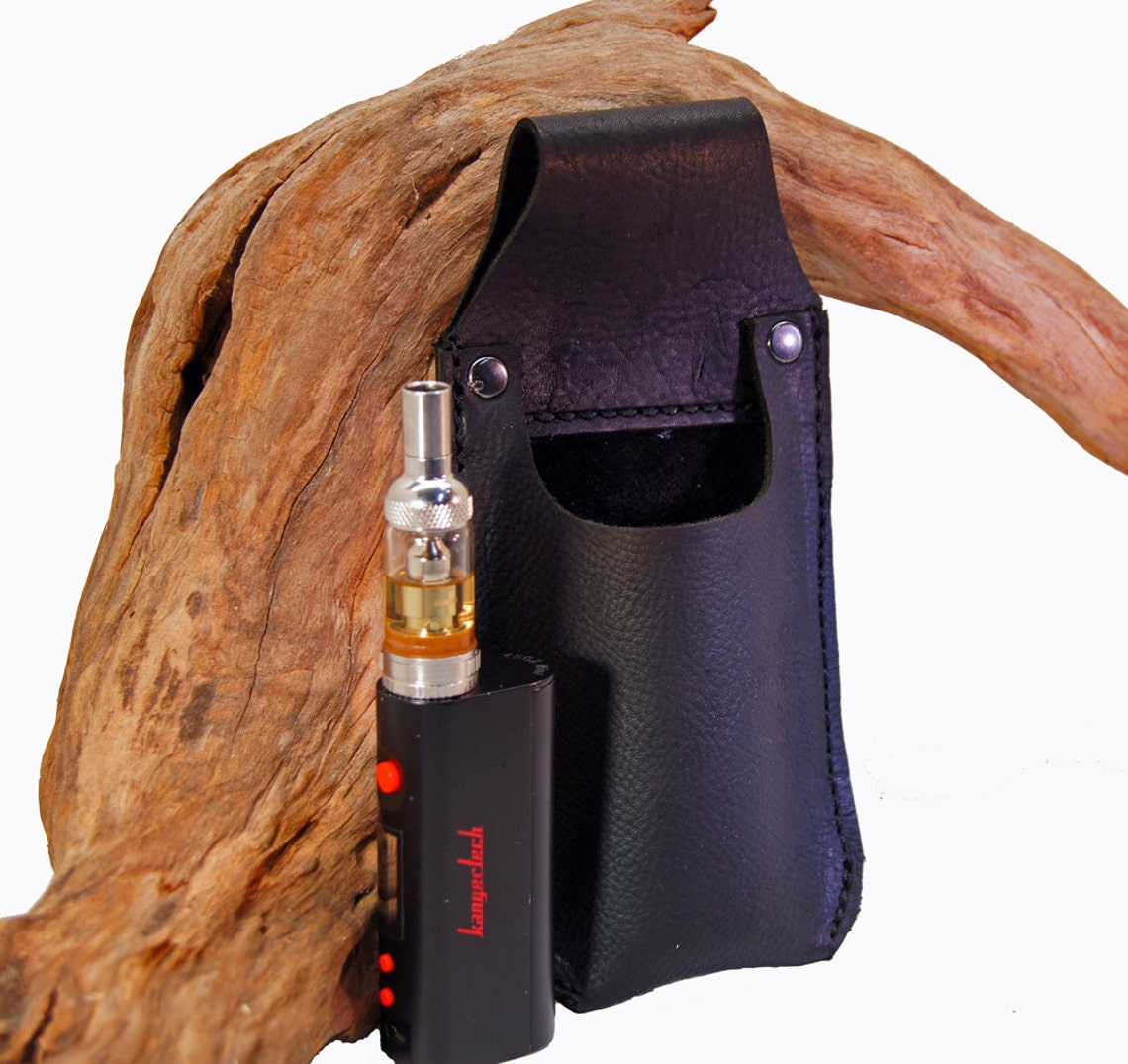 Med Vape Case Leather Kangertech Ecig belt holster Belt Etsy