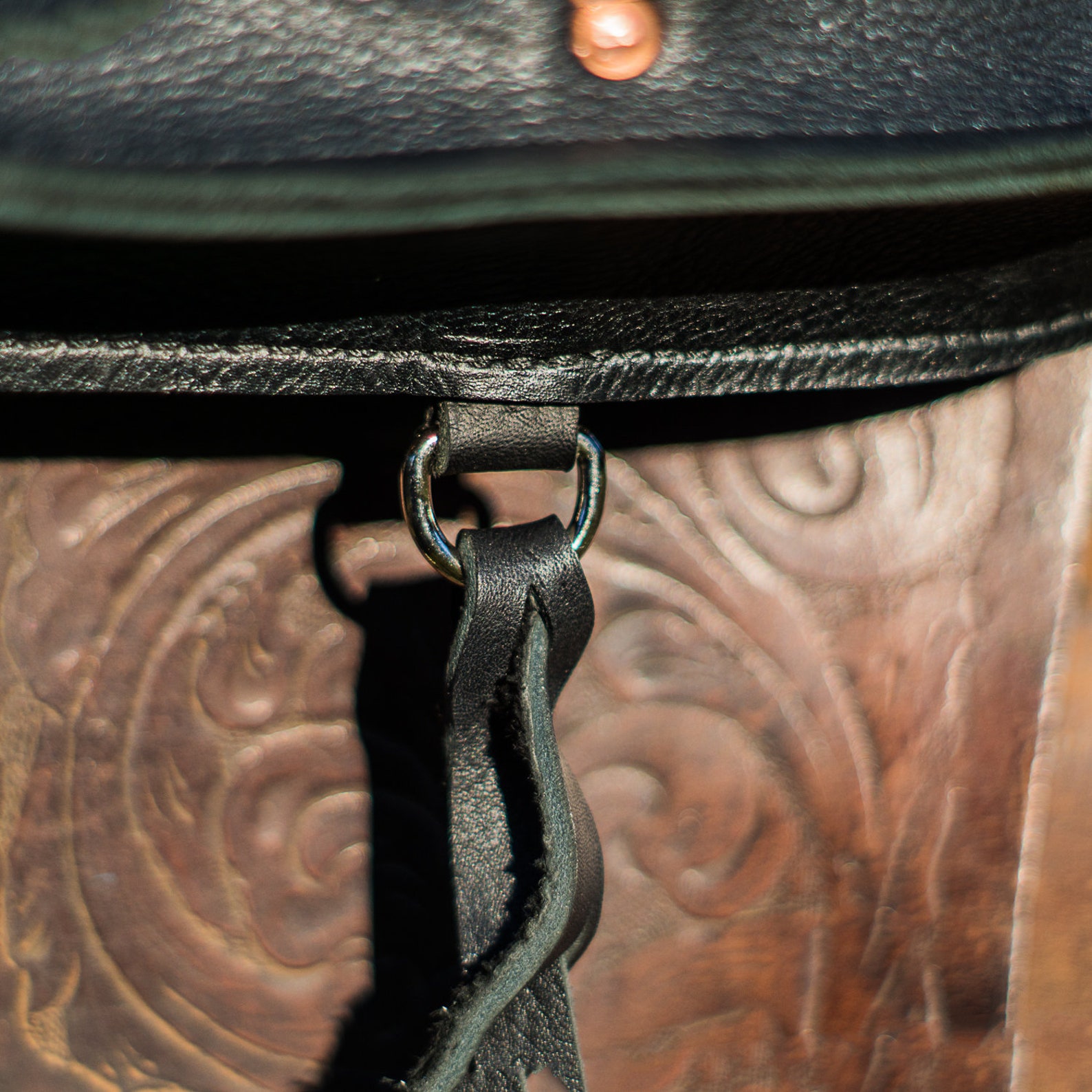 Leather Pommel Saddle Bag /saddle Bag 10 X 10 Bags Etsy