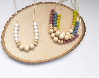 teething bead necklace for mom