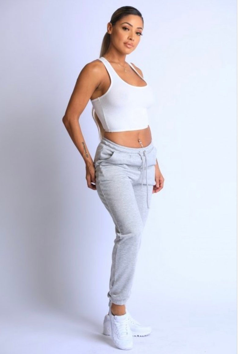 tank top with joggers