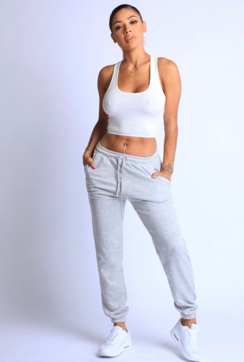 tank top with joggers