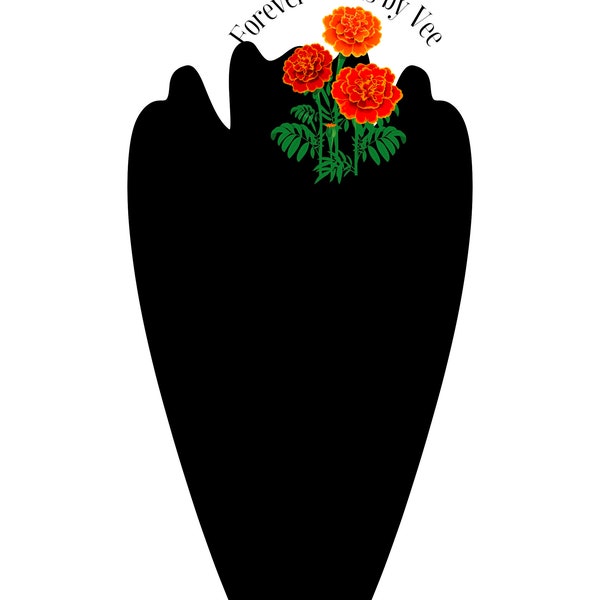 Large Marigold Template Etsy Large Marigold Template Etsy