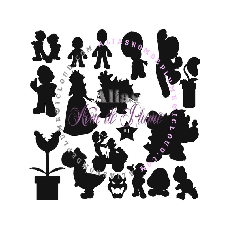 Free Free 173 Silhouette Super Mario Svg Free SVG PNG EPS DXF File