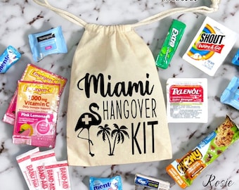 Miami Trip Kit, Junggesellinnenabschied, Junggesellenabschied, Partybeutel, Miami Bachelorette, Miami Girls Trip