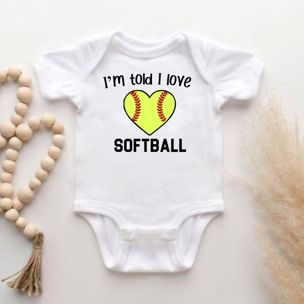 I Love Softball Etsy