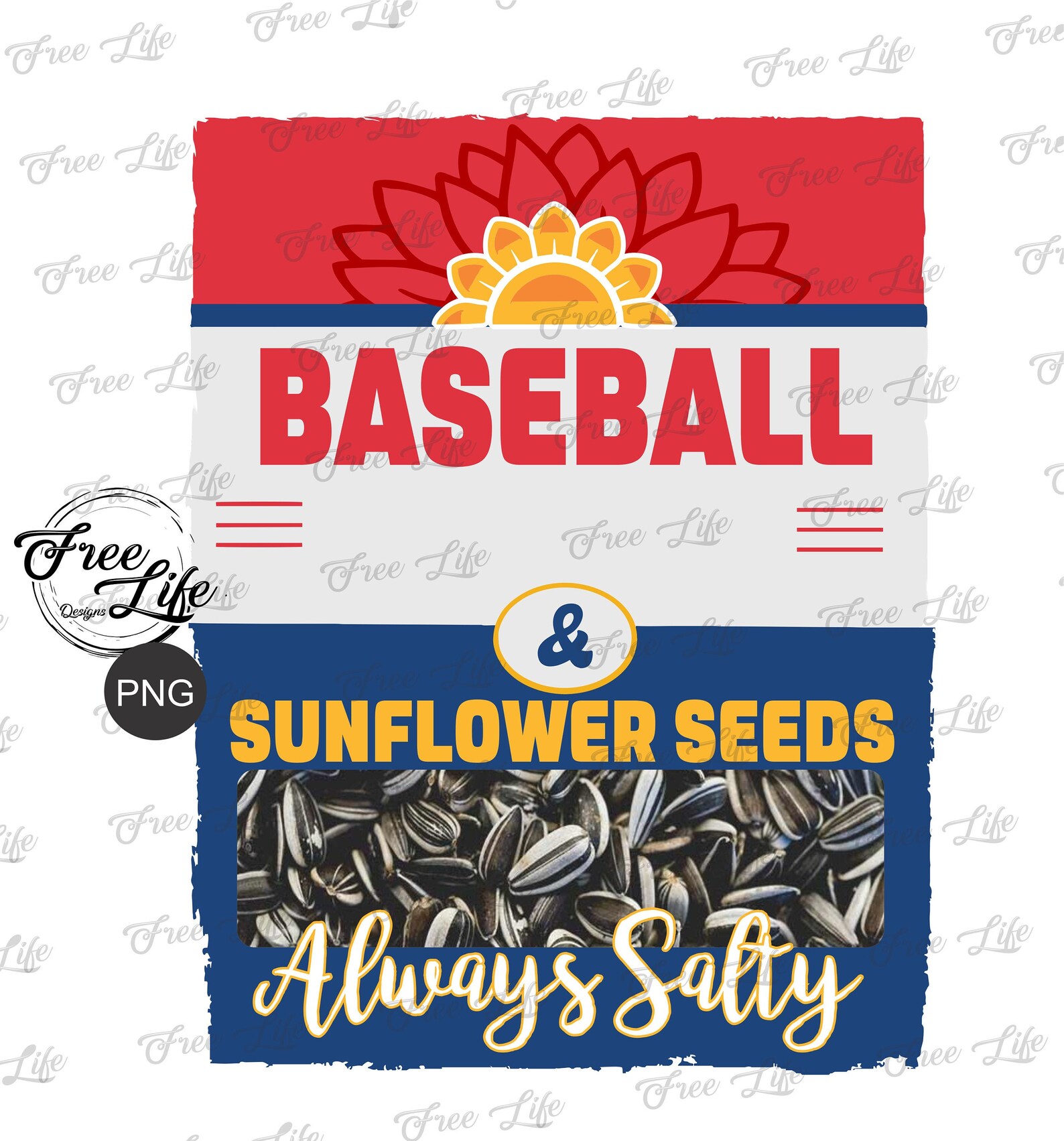 Baseball PNG Download Baseball Sunflower Seeds Name Drop Png Etsy
