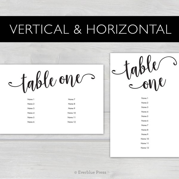 4x6 Seating Chart Cards Pdf Etsy