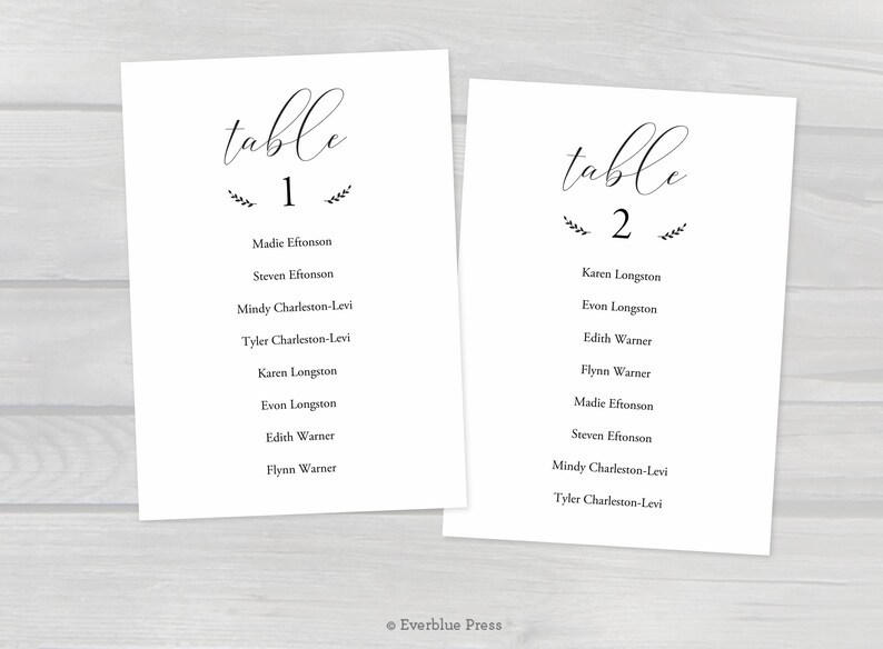 printable wedding seating chart cards 5x7 pdf template instant download editable seating cards table assignments table assignments template