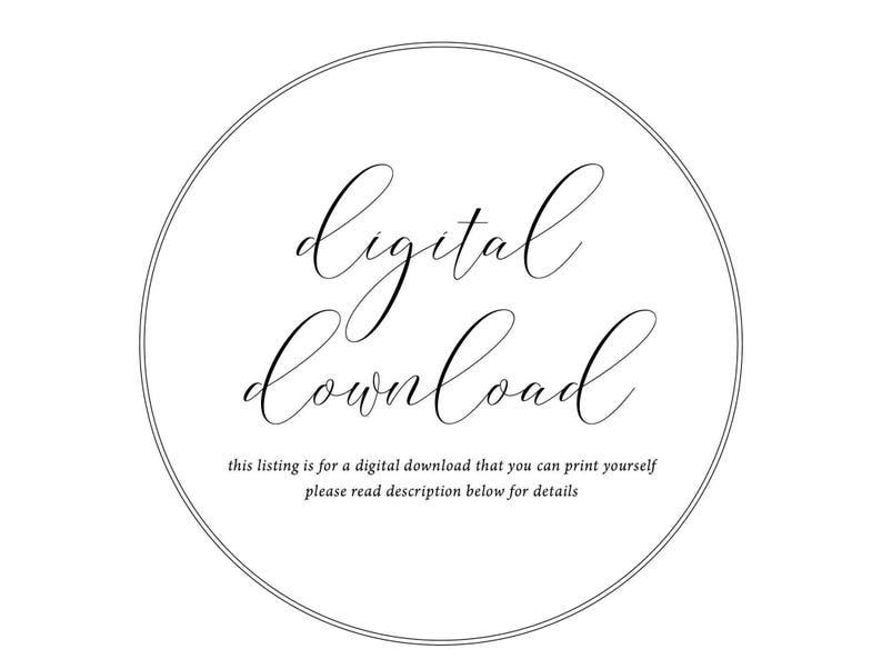 Bag Card Places to See 5.5x8.5 PDF Instant Download Etsy