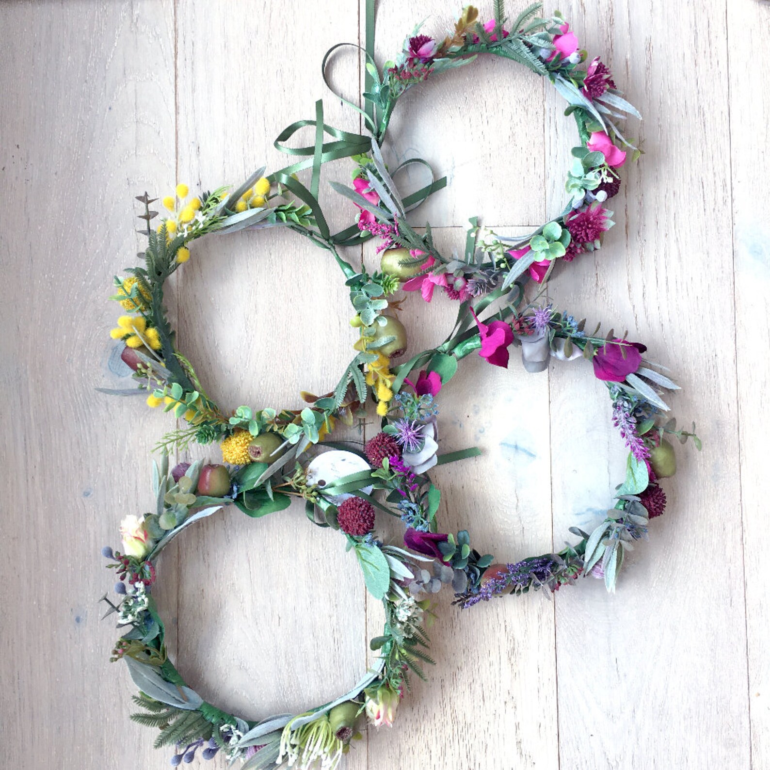 Flower Crown Australian Native Custom Colours Wedding Silk Etsy Australia