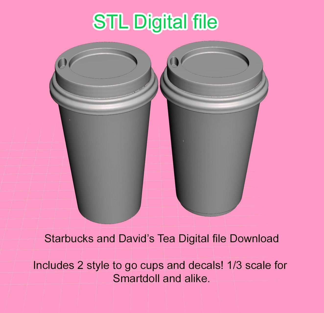 Free STL file Cup Holder for Starbucks Plastic Cups