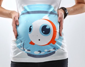 fish bowl maternity shirt