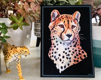 Colorful Cheetah Print ~ Wall Decor ~ Fine Art Print ~ Big Cat ~ Animal Art