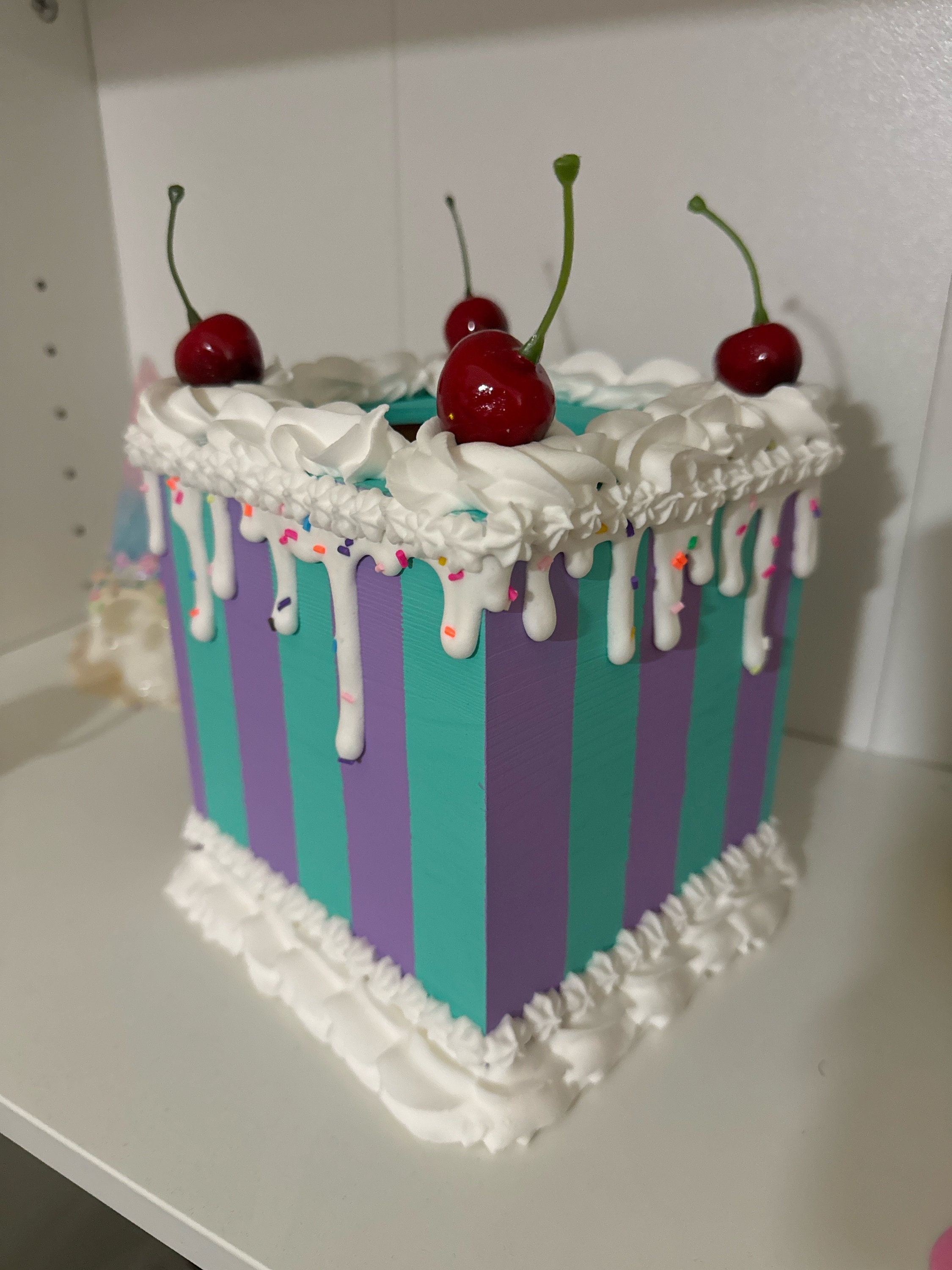 Cake Tissue Box | Tissue Cover | Cake Box | Fake Cake | Tissue Box ...