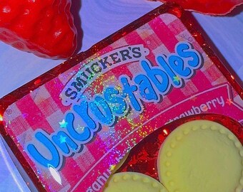 STRAWBERRY Uncrusties • Sandwich Rolle • PB&J Rolle • no Crust Sandwich • Mixer • Erdbeere PB Rolle • Rolle • Rolle • Schlüsselanhänger