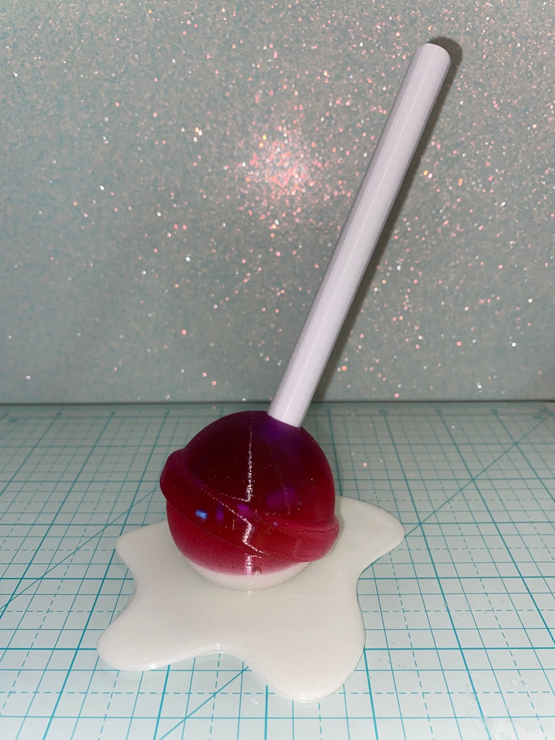 Melting Lollipop Resin Sculpture Melting Pop Art Melting Lollipop Resin