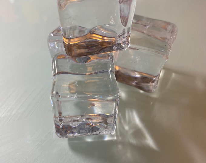Fake Ice Cubes Resin Craft Realistic Fake Ice Large Size Faux Ice Cubes