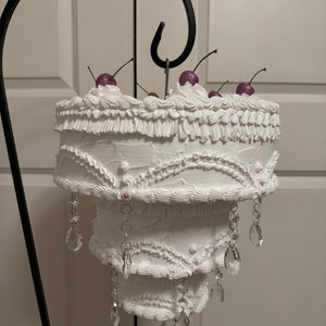 Pastel de candelabro falso / Pastel de bodas / Accesorio de pastel al revés / Pastel de bodas para entregar