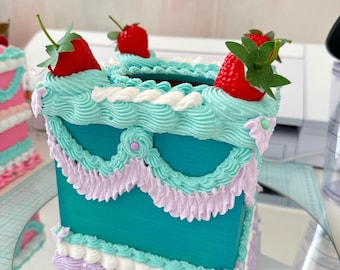 Cake Tissue Box | Tissue Cover | Cake box | Fake Cake | Tissue Box Cover