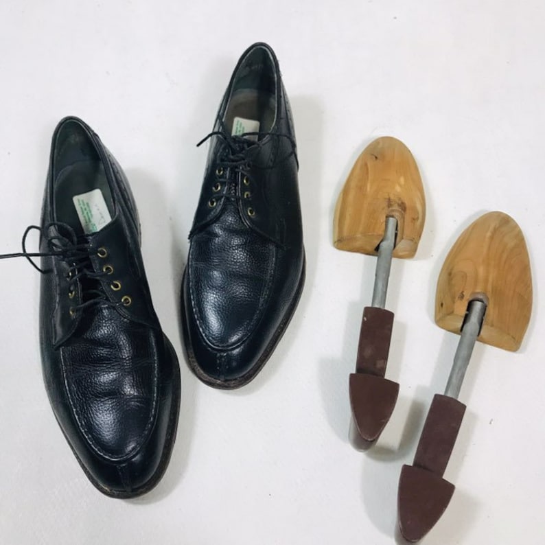 FOOTJOY Vintage Golf Shoes Sz 9.5 Mens Leather Classics Black | Etsy