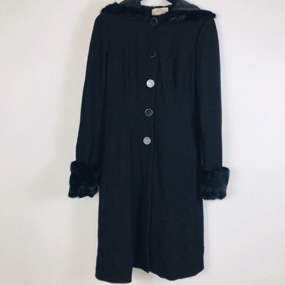 hooded vintage coat