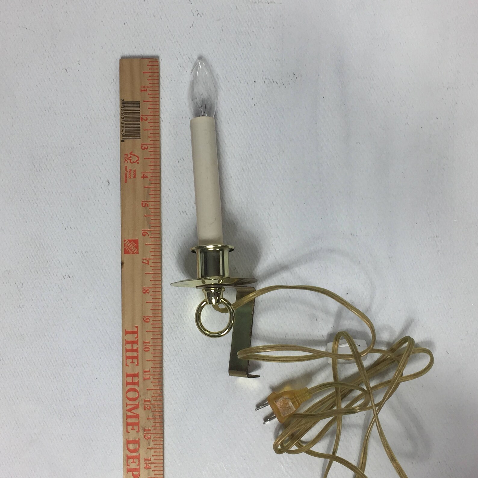 VINTAGE Electric Christmas Candle Solid Candelabra Lamp Etsy