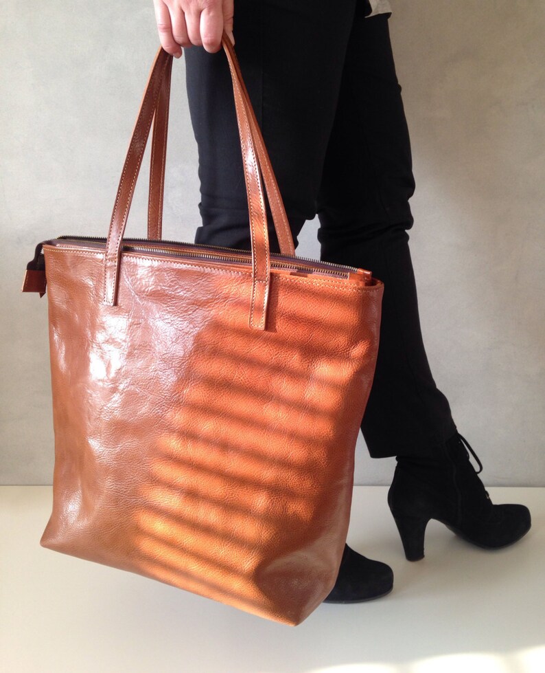 camel leather bag