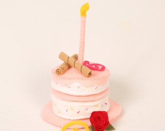 Felt Pretend Play Birthday Cake